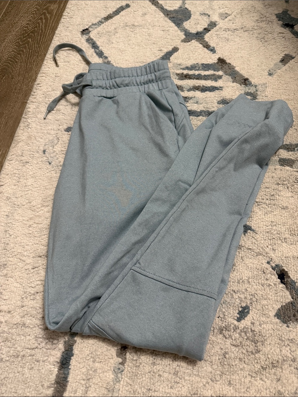 BuffBunny Light Blue Drawstring Track Joggers